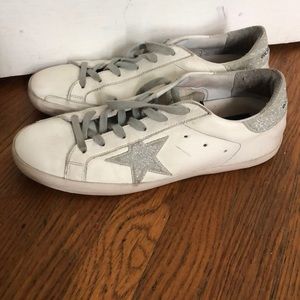 Golden Goose sneakers size 40 super star silver